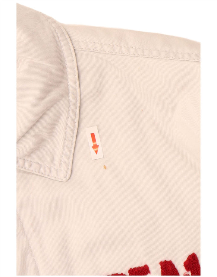 Uniform Ανδρικό Γραφικό Πανωφόρι UK 40 Large White