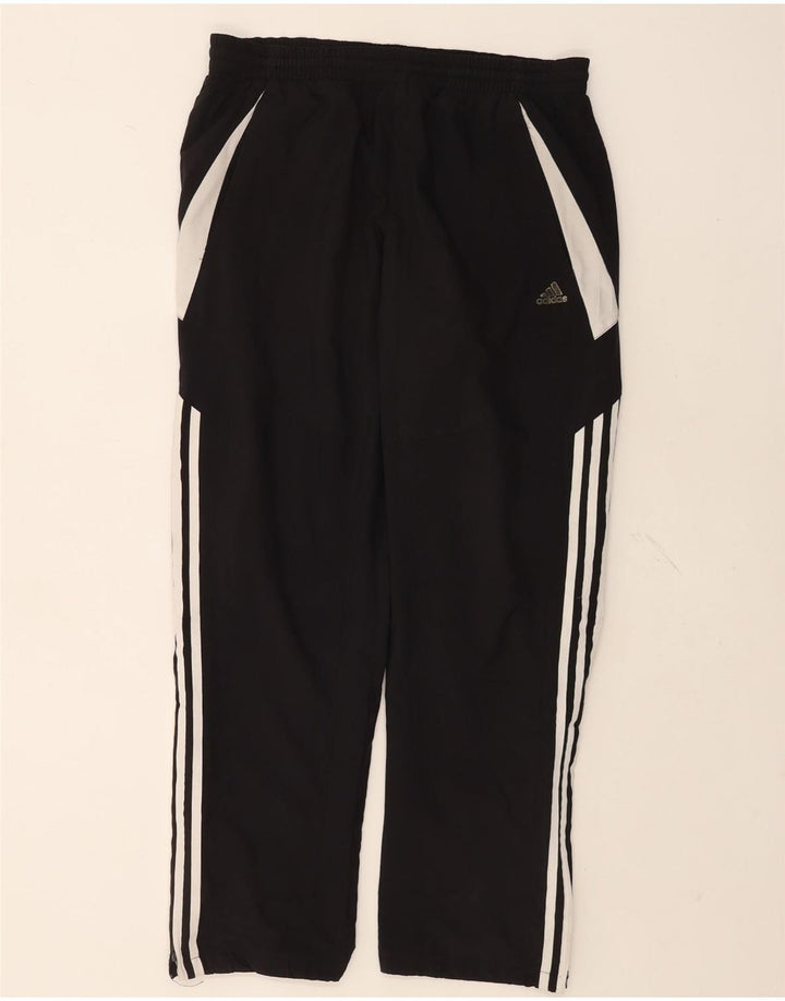 Ανδρική αθλητική φόρμα Adidas Παντελόνι μεσαίου μαύρου χρώματος πολυεστέρας