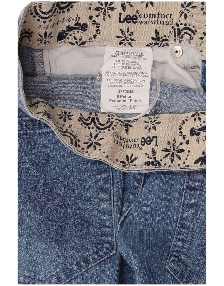 Γυναικείο τζιν σορτς LEE US 6 Medium W29 Μπλε Paisley Βαμβακερό