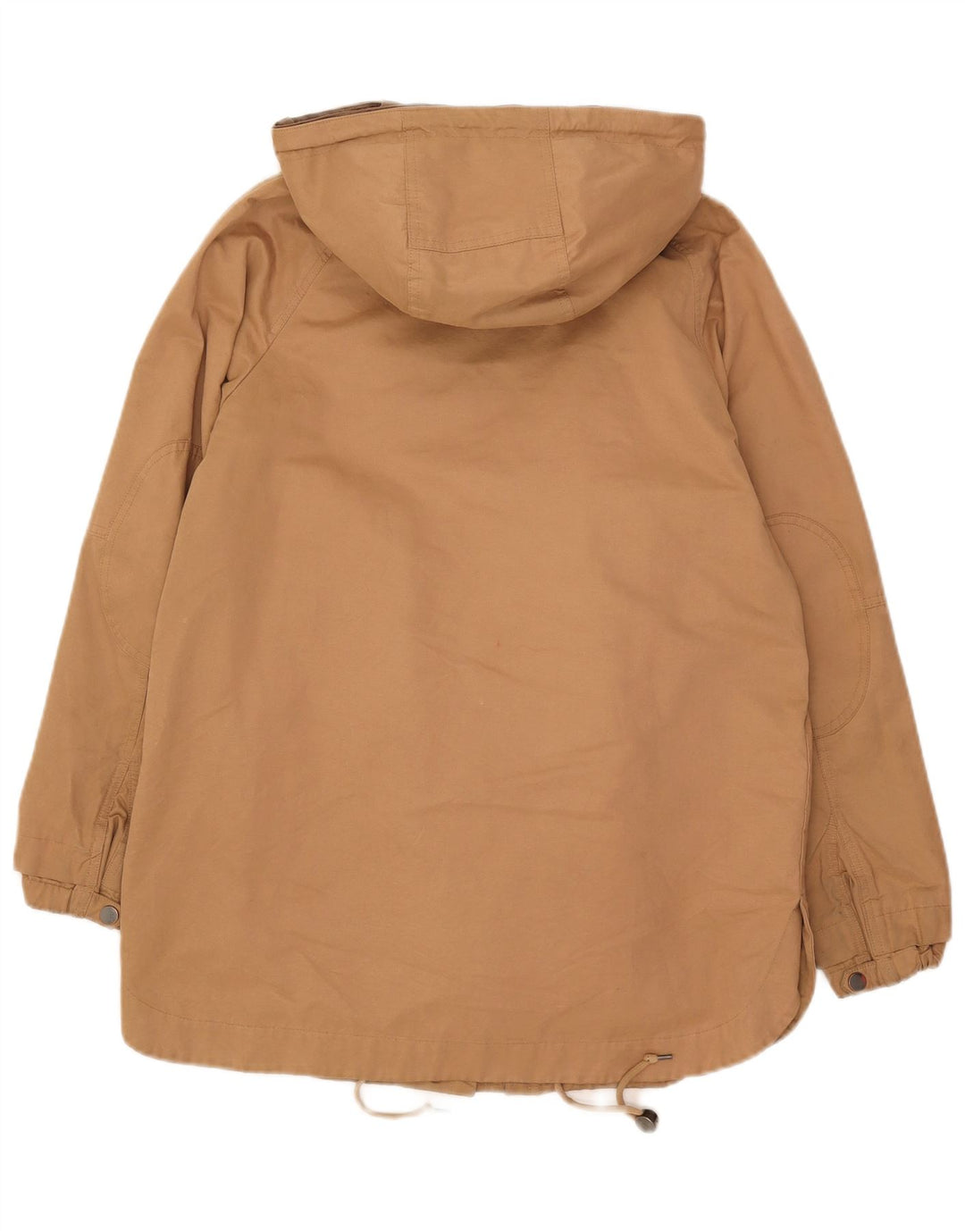 Zara Γυναικείο μπουφάν Parka με κουκούλα UK 6 XS Beige Polyester