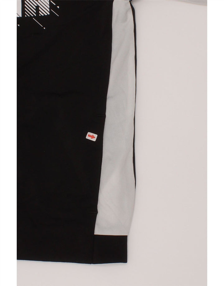 Puma Boys Graphic αθλητική φόρμα Top Jacket 7-8 Years Black Colourblock