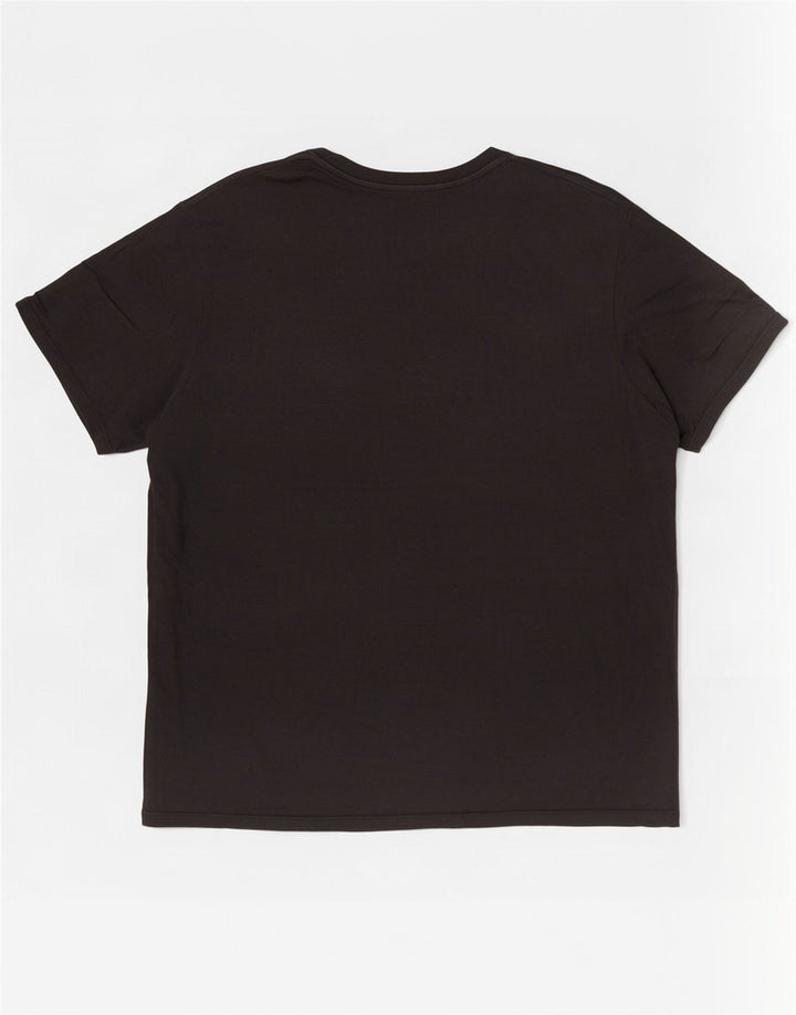 Ανδρικό γραφικό T-Shirt Levi's Top 3XL Μαύρο βαμβακερό