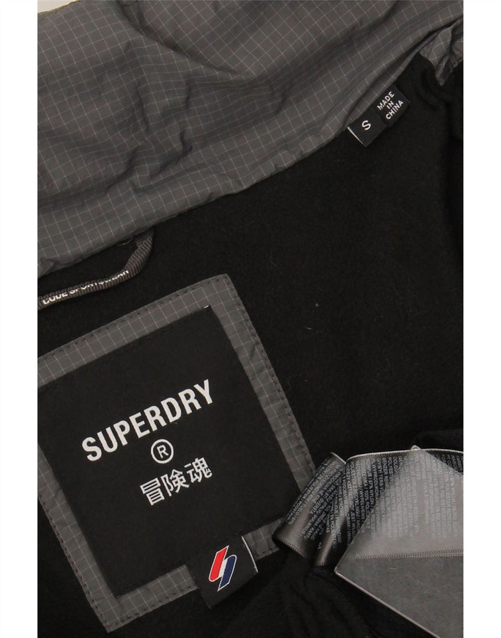 Ανδρικό μπουφάν με επένδυση SUPERDRY UK 36 Small Grey Nylon