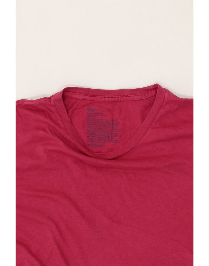 GAP Mens T-Shirt Top Large Pink Cotton Vintage Gap and Second-Hand Gap from Messina Hembry 
