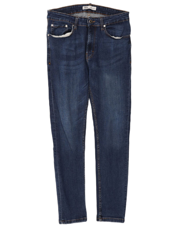 Zara Ανδρικό Skinny Jeans EU 42 Large W32 L31 Blue