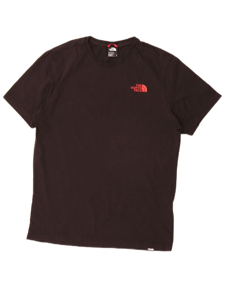 Ανδρικό γραφικό T-Shirt North Face Top Μεσαίο μαύρο βαμβακερό