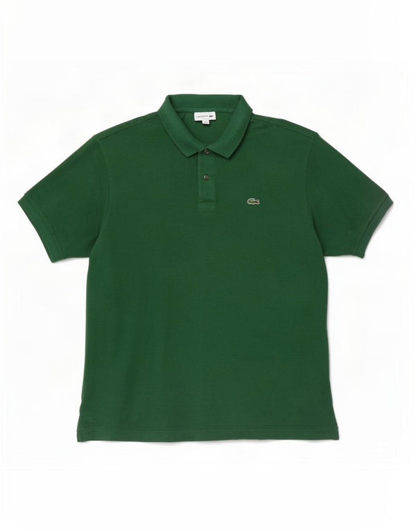 Ανδρικό πουκάμισο πόλο Lacoste Classic Fit Μέγεθος 8 3XL Πράσινο βαμβακερό
