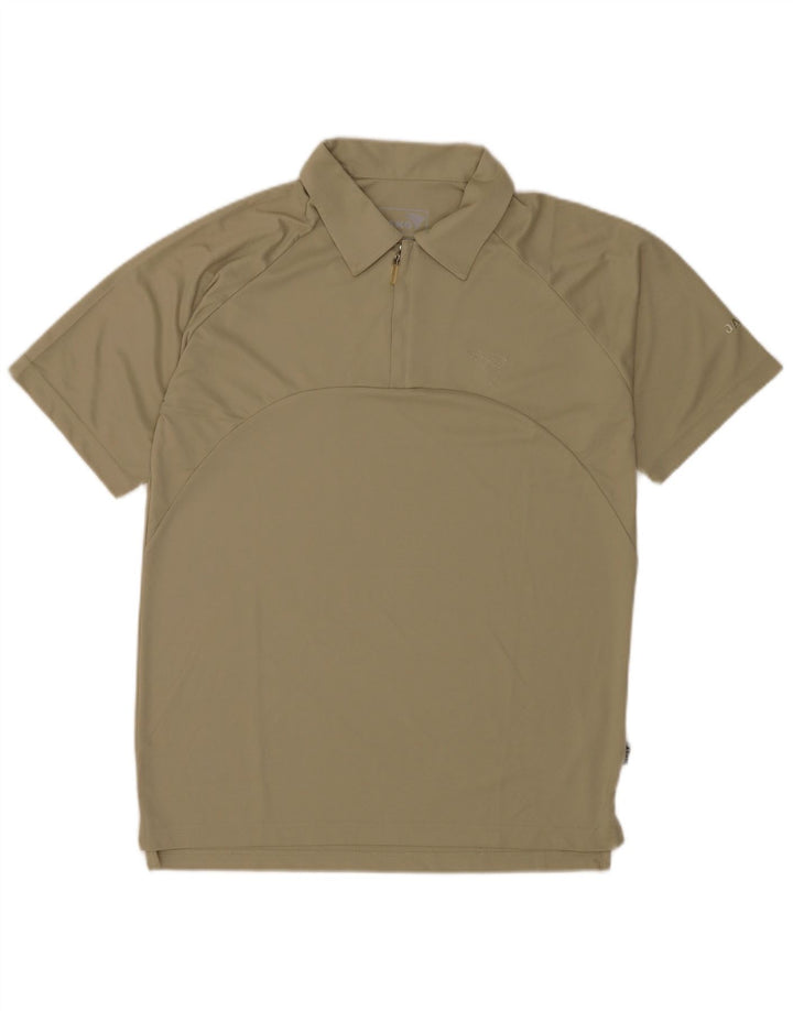 Ανδρικό πουκάμισο πόλο Jako Medium Khaki Polyester