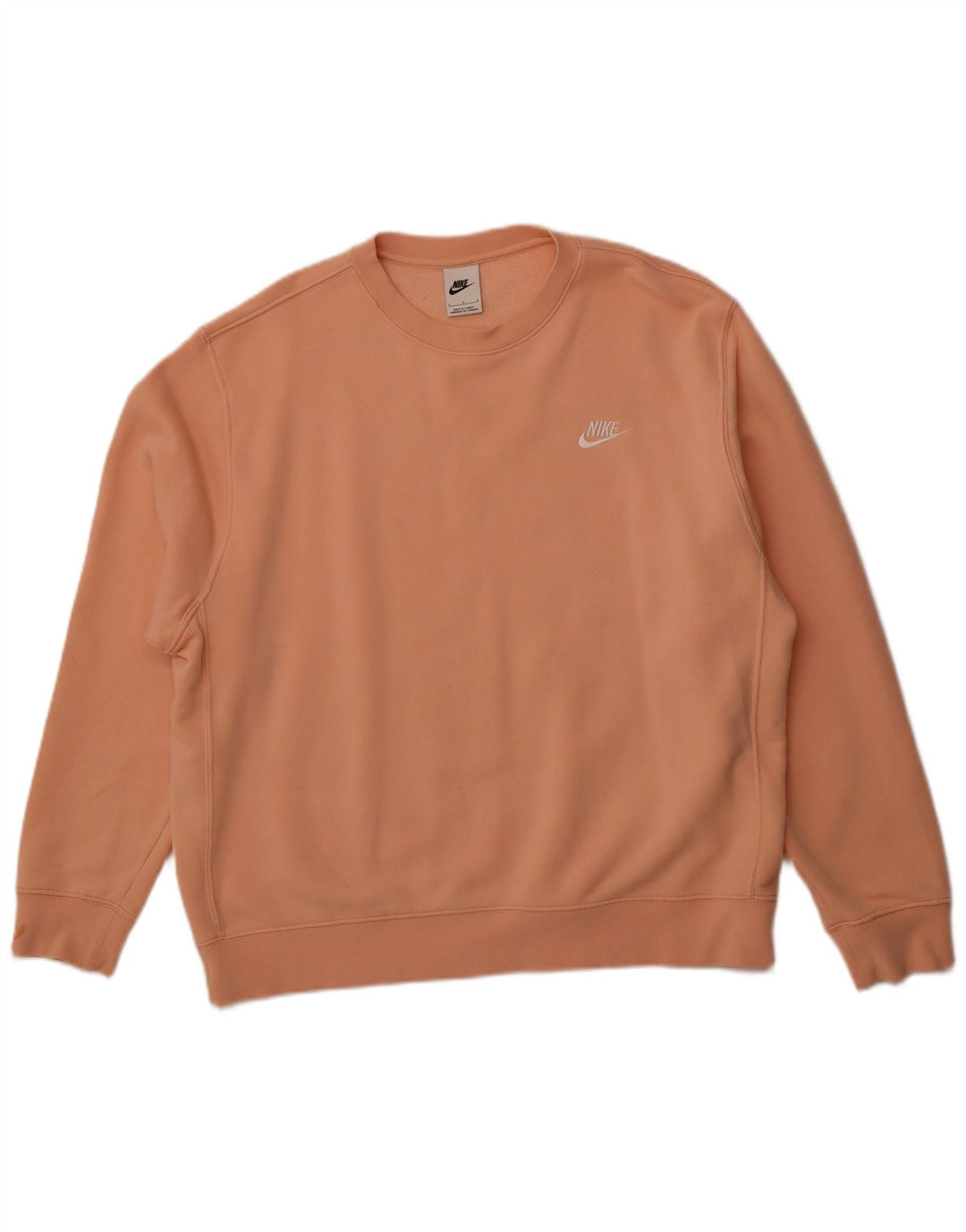 Ανδρικό φούτερ NIKE Jumper μεγάλο πορτοκαλί βαμβακερό