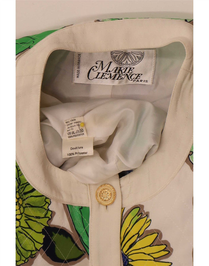 Vintage Γυναικείο Μπουφάν Blazer 6 Κουμπιών IT 42 Μεσαίο Πολύχρωμο Floral