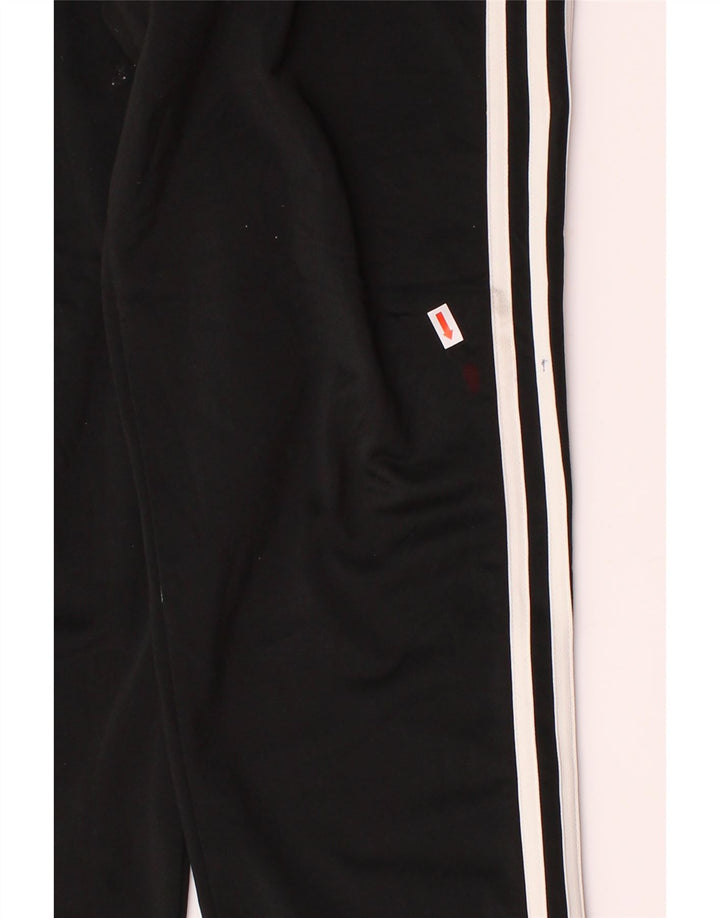 ADIDAS Mens Tracksuit Trousers Joggers Medium Black Polyester Vintage Adidas and Second-Hand Adidas from Messina Hembry 