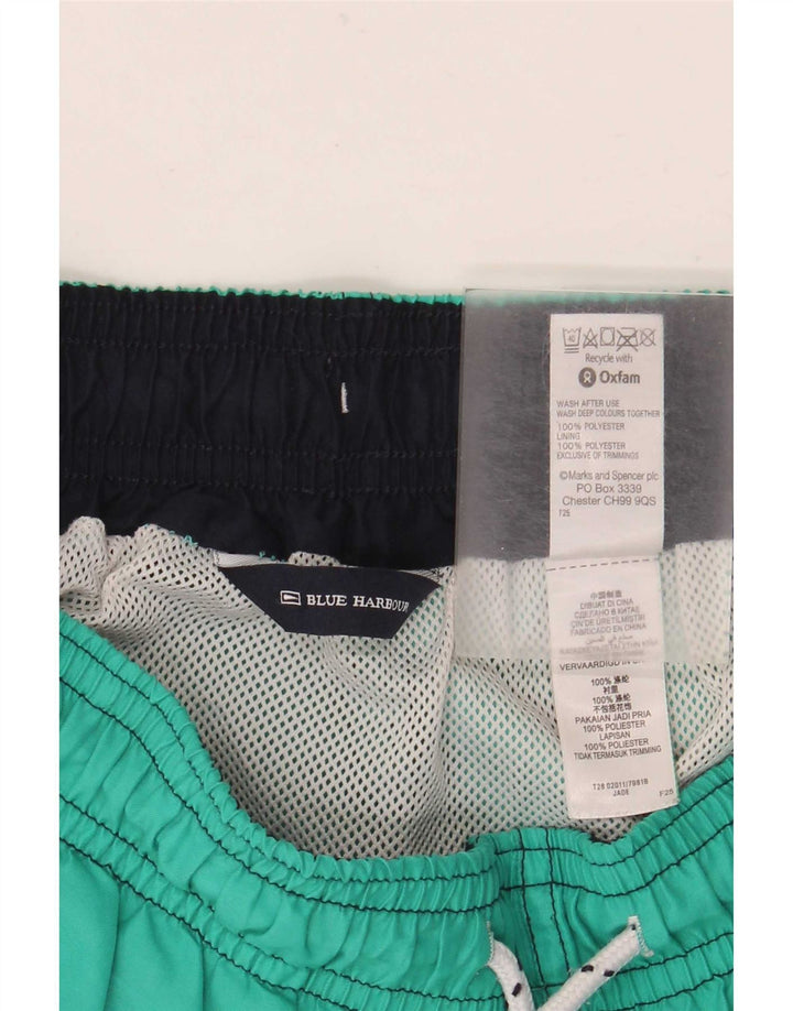 Ανδρικό σορτς κολύμβησης Marks & Spencer, μεσαίο πράσινο πολυεστέρας