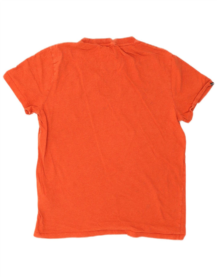 Ανδρικό T-Shirt Superdry Top μεγάλο πορτοκαλί βαμβακερό