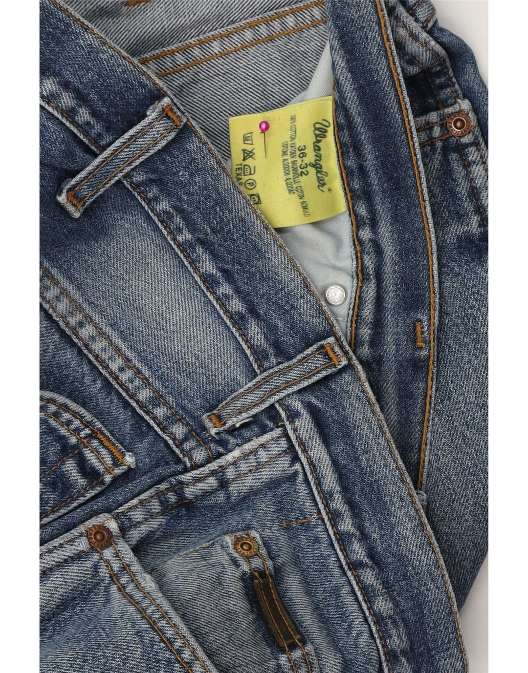 Wrangler Ανδρικό Texas Straight Jeans W36 L32 Μπλε βαμβακερό