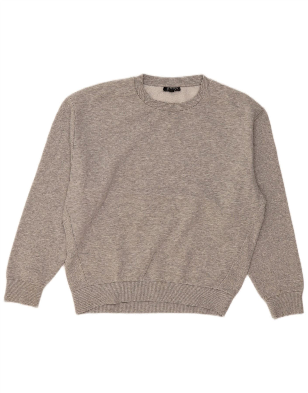 Γυναικείο φούτερ Topshop Oversized Jumper UK 10 Small Grey Polyester