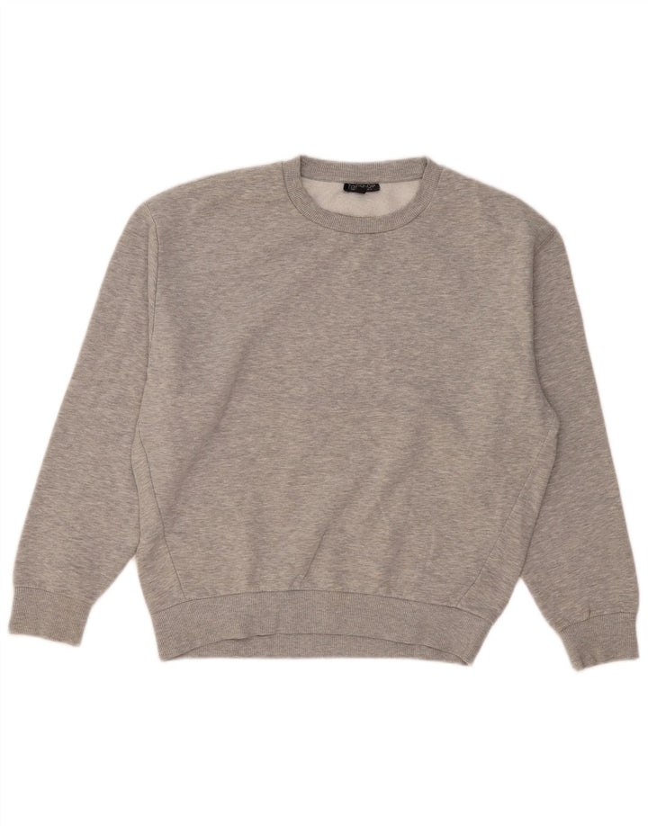 Γυναικείο φούτερ Topshop Oversized Jumper UK 10 Small Grey Polyester