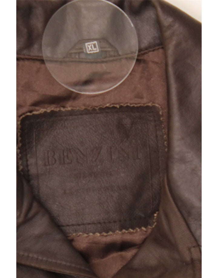 Vintage Ανδρικό Δερμάτινο Μπουφάν UK 42 XL Καφέ