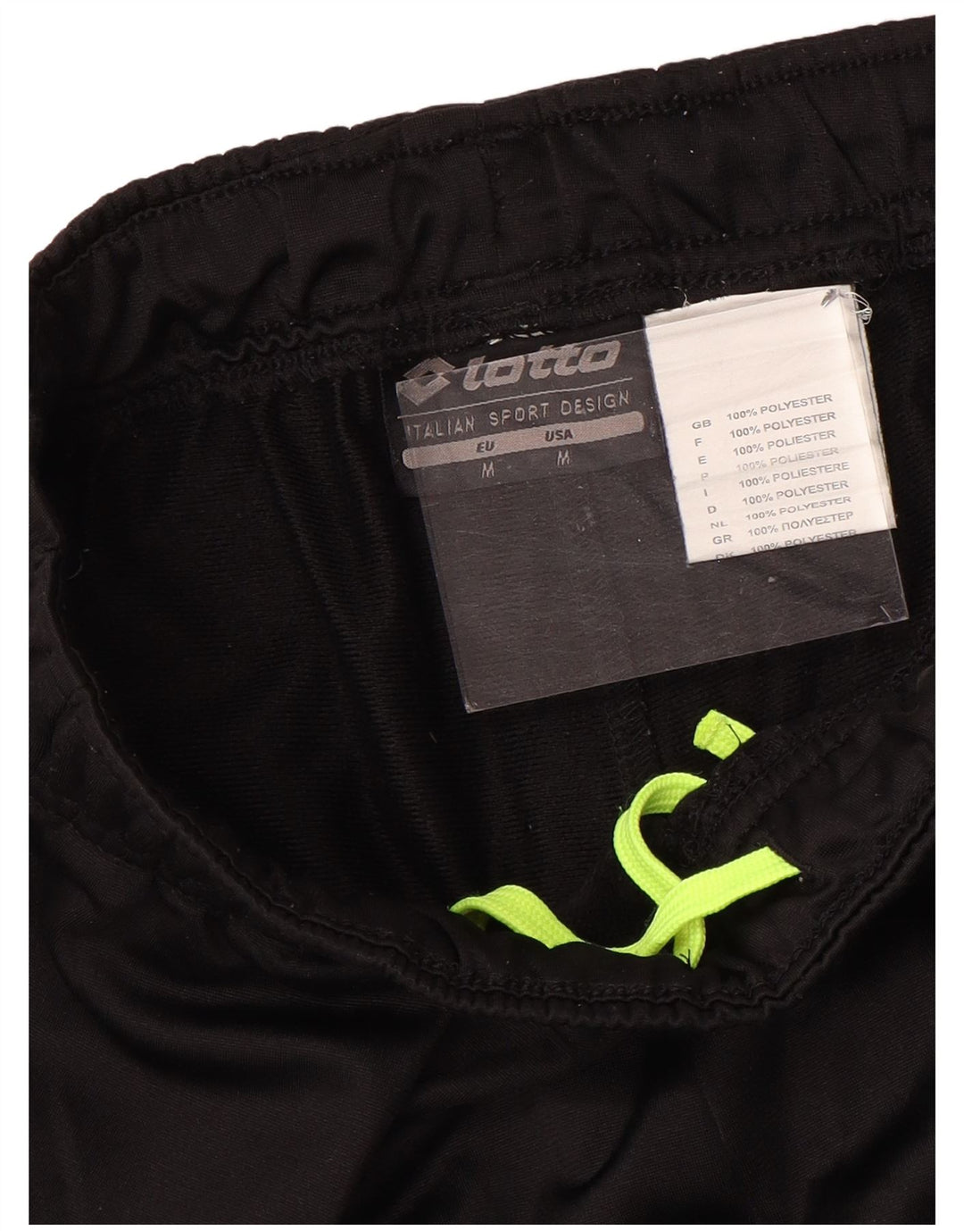Γυναικεία αθλητική φόρμα LOTTO Παντελόνι Joggers UK 12 Medium Μαύρο Πολυεστέρας