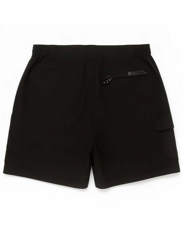 Mountain Warehouse Womens Cargo Shorts UK 10 Small W27 Black Polyester