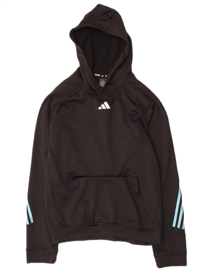 Adidas Ανδρικό Aeroready Hoodie Jumper Μικρός Μαύρος Πολυεστέρας