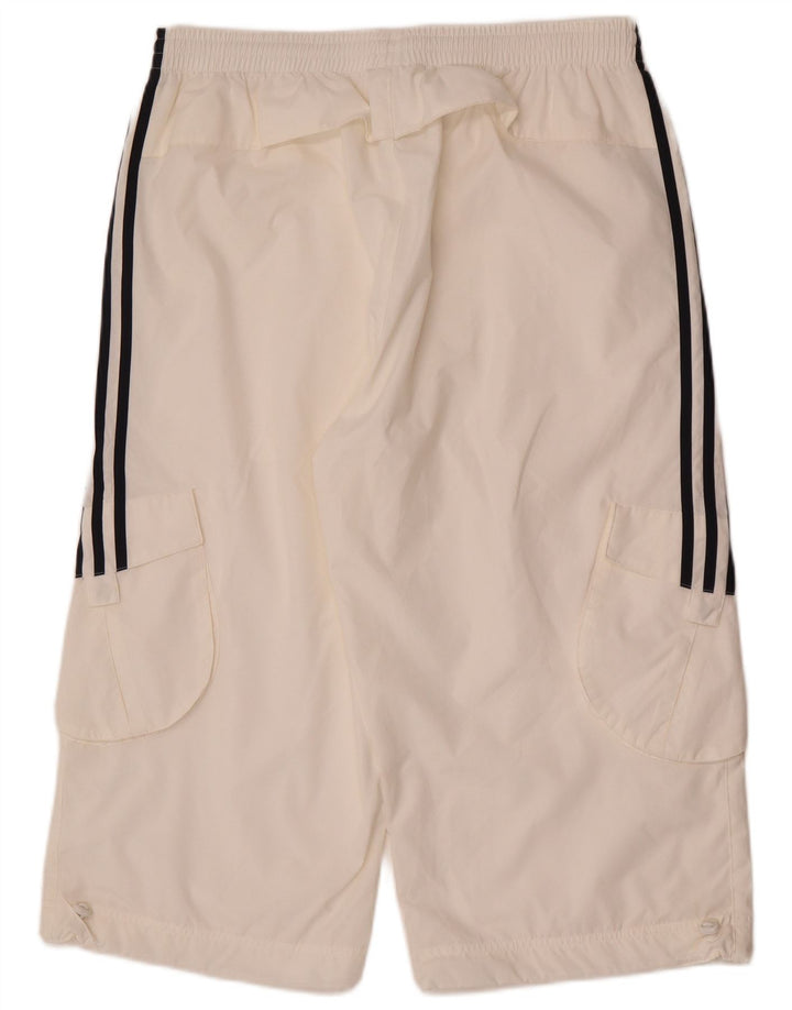 Παντελόνι αθλητικής φόρμας Adidas Ανδρικό Capri Cargo Μεγάλο λευκό πολυεστέρα