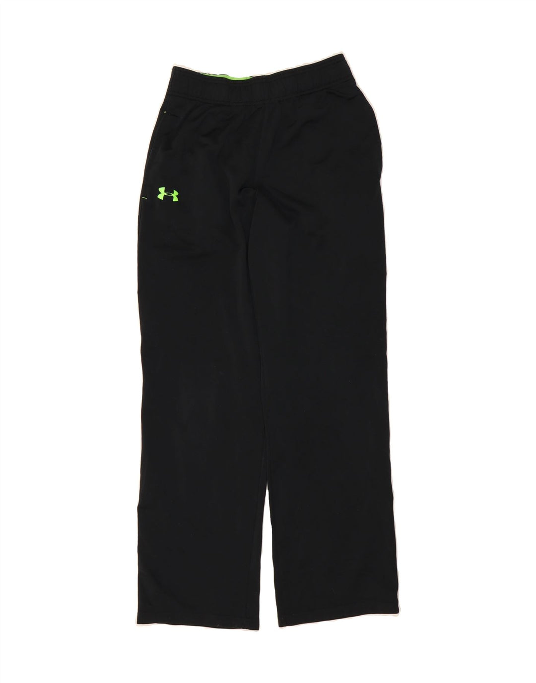 UNDER ARMOUR Womens Graphic Tracksuit Trousers UK 10 Small  Black Vintage Under Armour and Second-Hand Under Armour from Messina Hembry 
