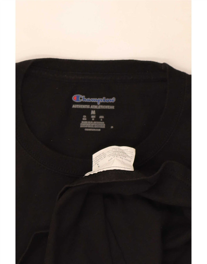 Ανδρικό T-Shirt Champion Top Μεσαίο μαύρο βαμβακερό