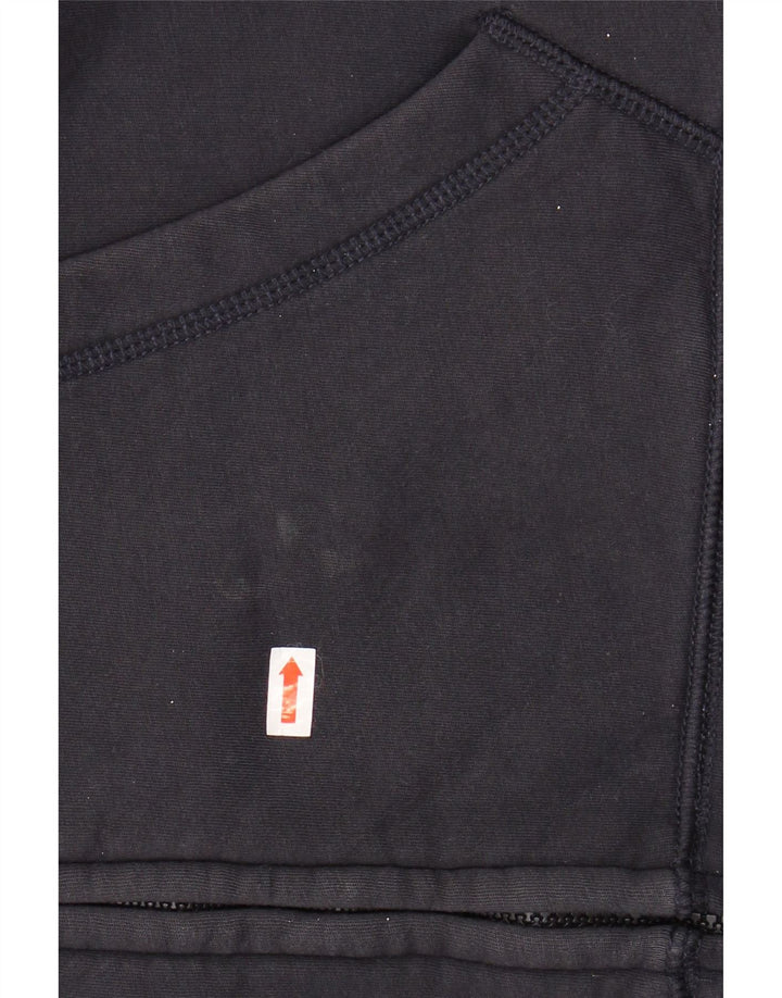 TOMMY HILFIGER Ανδρικό πουλόβερ με κουκούλα με φερμουάρ 2XL μπλε βαμβακερό