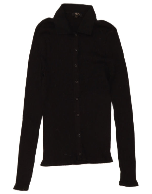 Massimo Dutti Γυναικεία ζακέτα Top UK 12 Medium Black