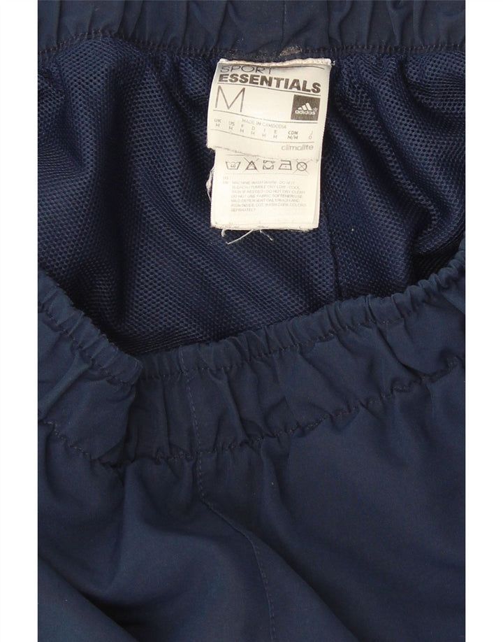 Ανδρικό αθλητικό σορτς Adidas Climalite από μεσαίο μπλε ναυτικό πολυεστέρα