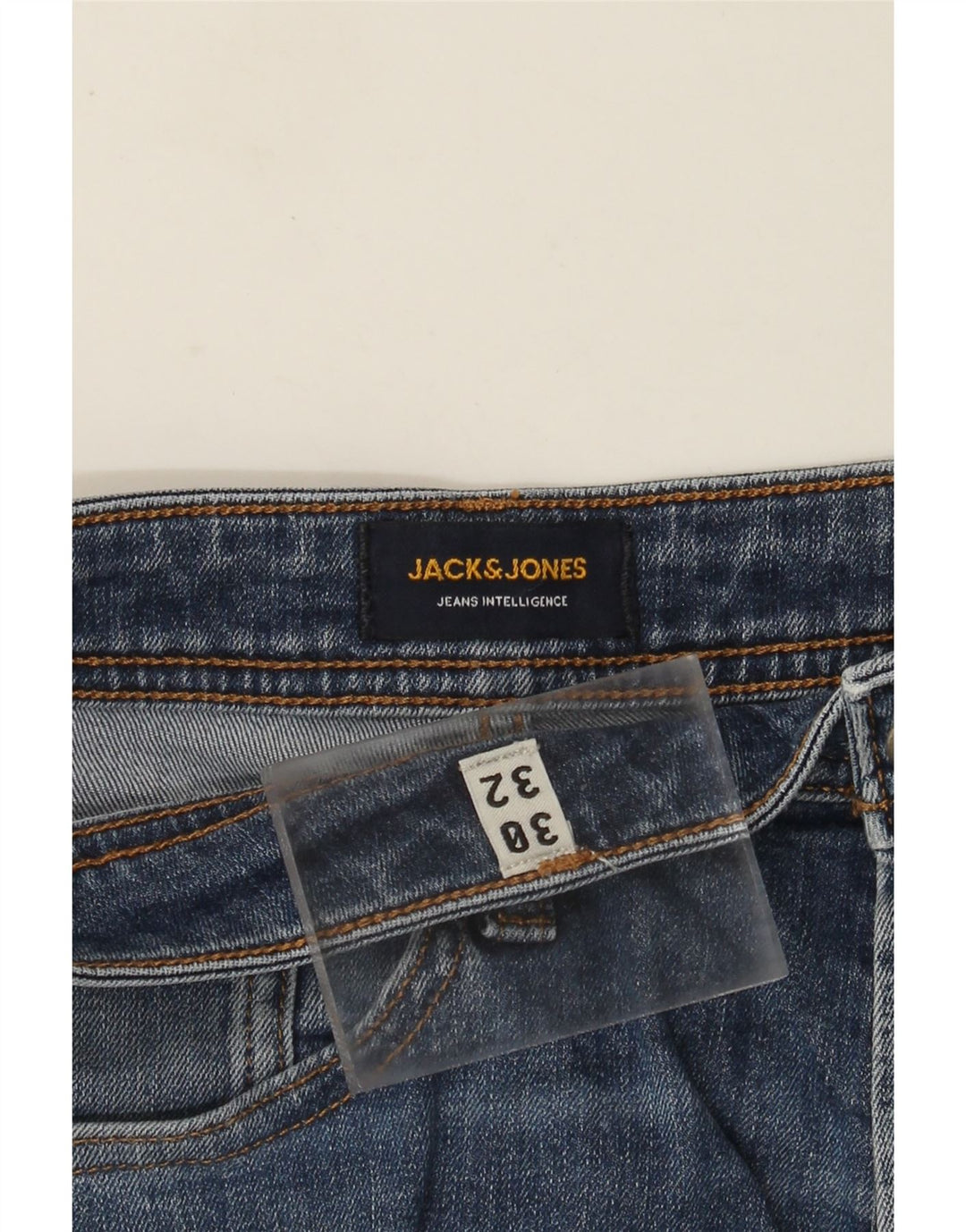 Jack & Jones Ανδρικό τζιν ίσιο W30 L32 Μπλε βαμβακερό