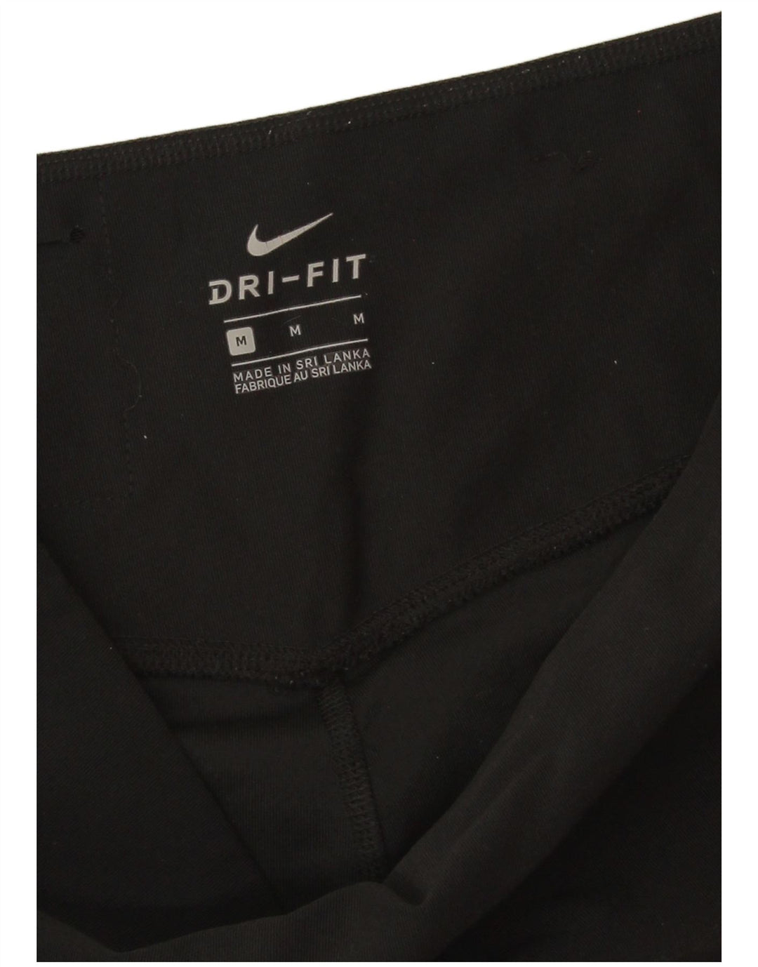 Γυναικεία κολάν Nike Dri Fit Capri UK 14 Μεσαίο μαύρο πολυεστέρα