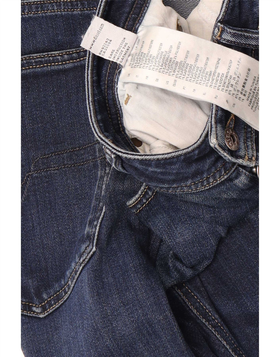Diesel Ανδρικό Slim Jeans W36 L29 Μπλε Βαμβακερό