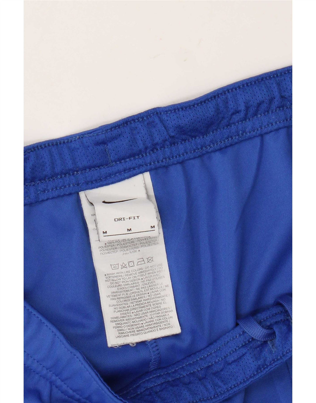 Ανδρικό αθλητικό σορτς Nike Dri Fit από μεσαίο μπλε πολυεστέρα