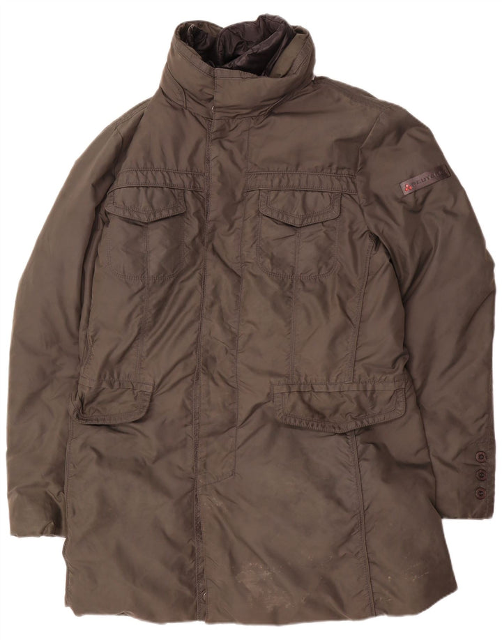 PEUTEREY Ανδρικό παλτό EU 50 Medium Grey Polyester