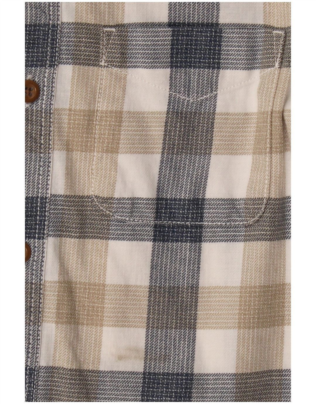 Ανδρικό φανελένιο πουκάμισο Fat Face XS Beige Check Cotton