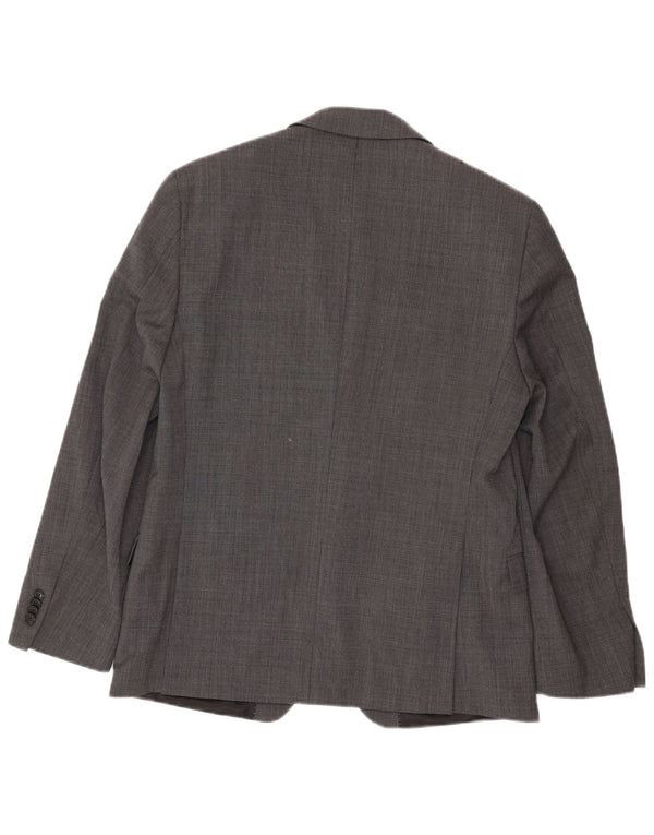 Tommy Hilfiger Ανδρικό σακάκι με 2 κουμπιά σακάκι UK 42 XL Grey Check Wool