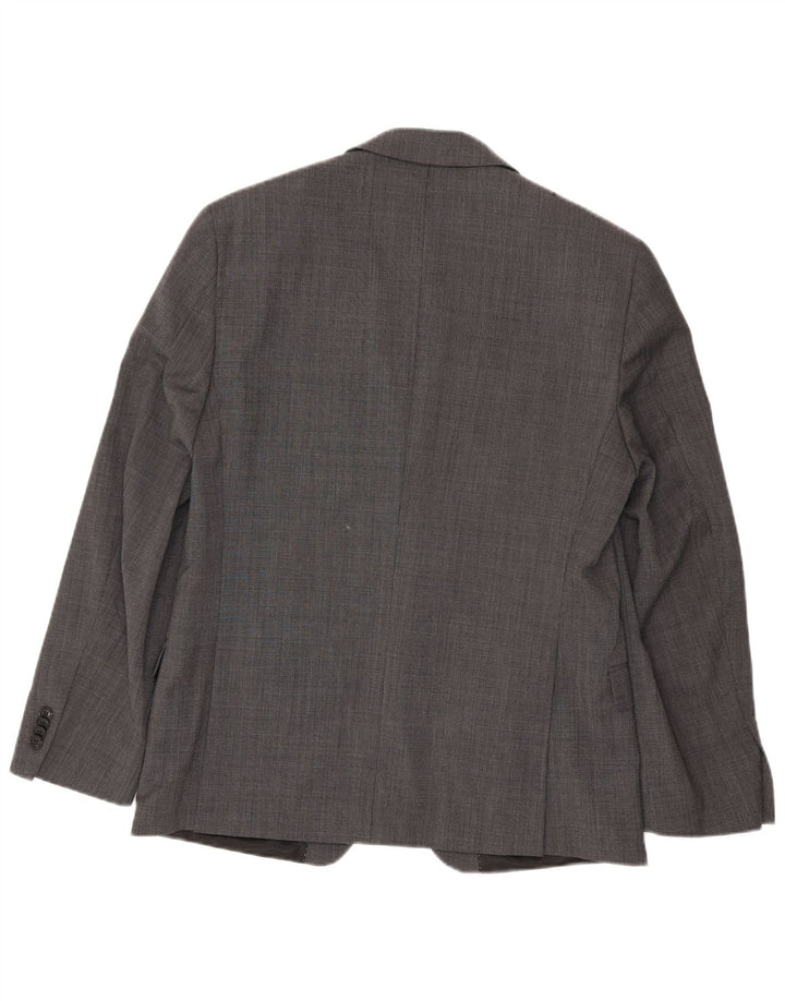 Tommy Hilfiger Ανδρικό σακάκι με 2 κουμπιά σακάκι UK 42 XL Grey Check Wool