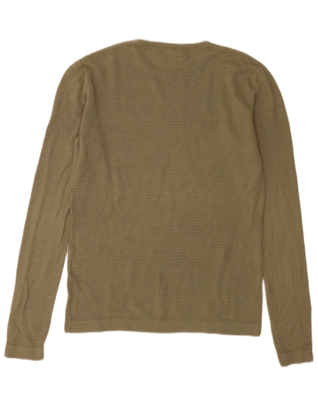 Ανδρικό πουλόβερ Zara Crew Neck Jumper Medium Khaki