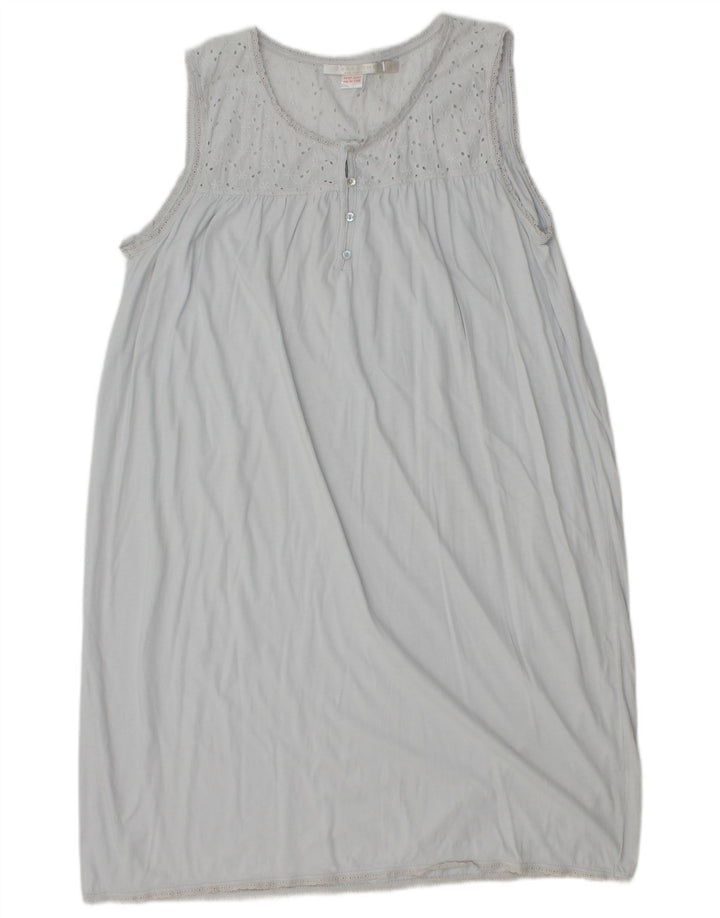 Zara Γυναικείο Αμάνικο Φόρεμα Shift UK 14 Large Grey