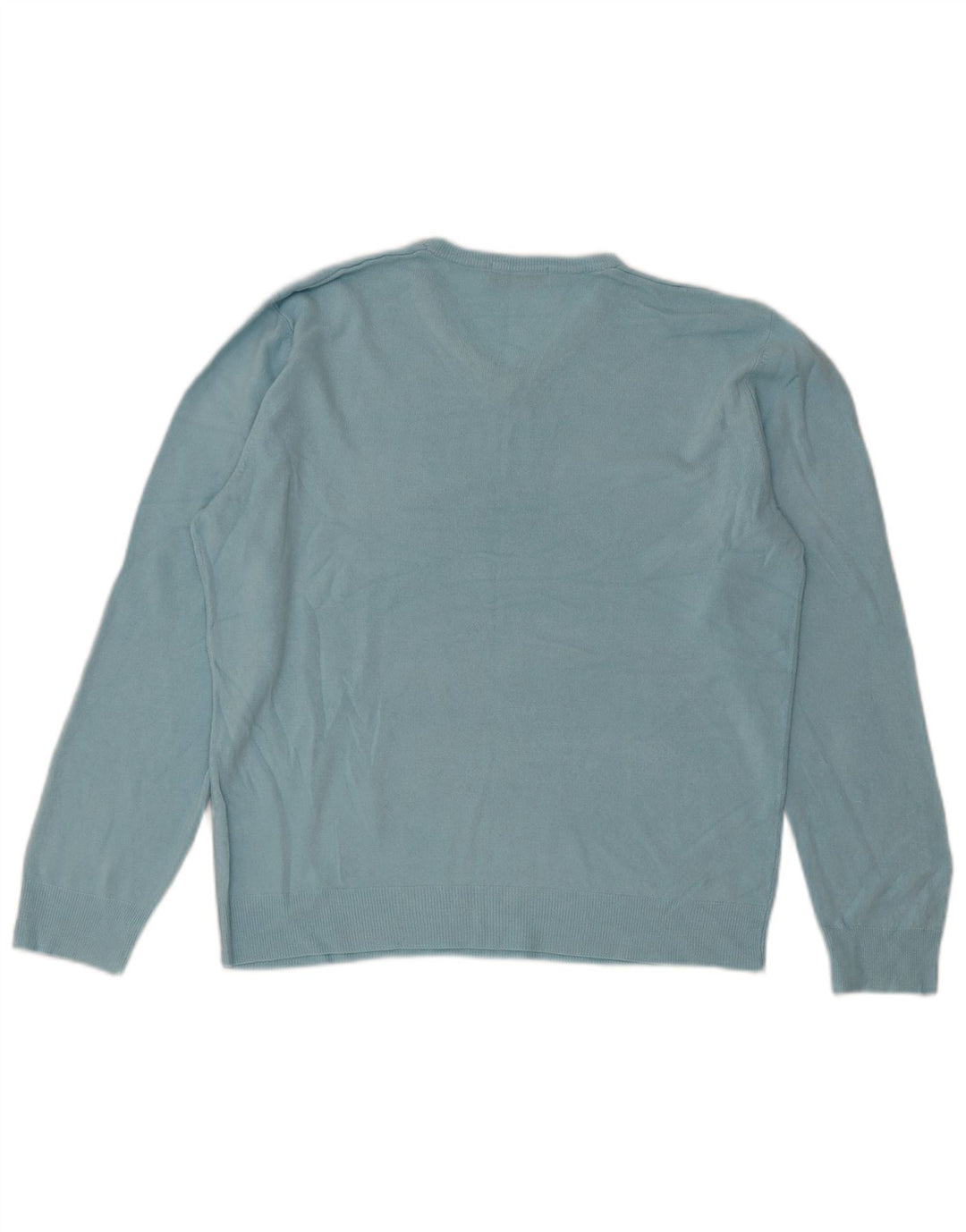 Ανδρικό πουλόβερ Marks & Spencer Blue Harbor με λαιμόκοψη με λαιμόκοψη μεγάλο ακρυλικό