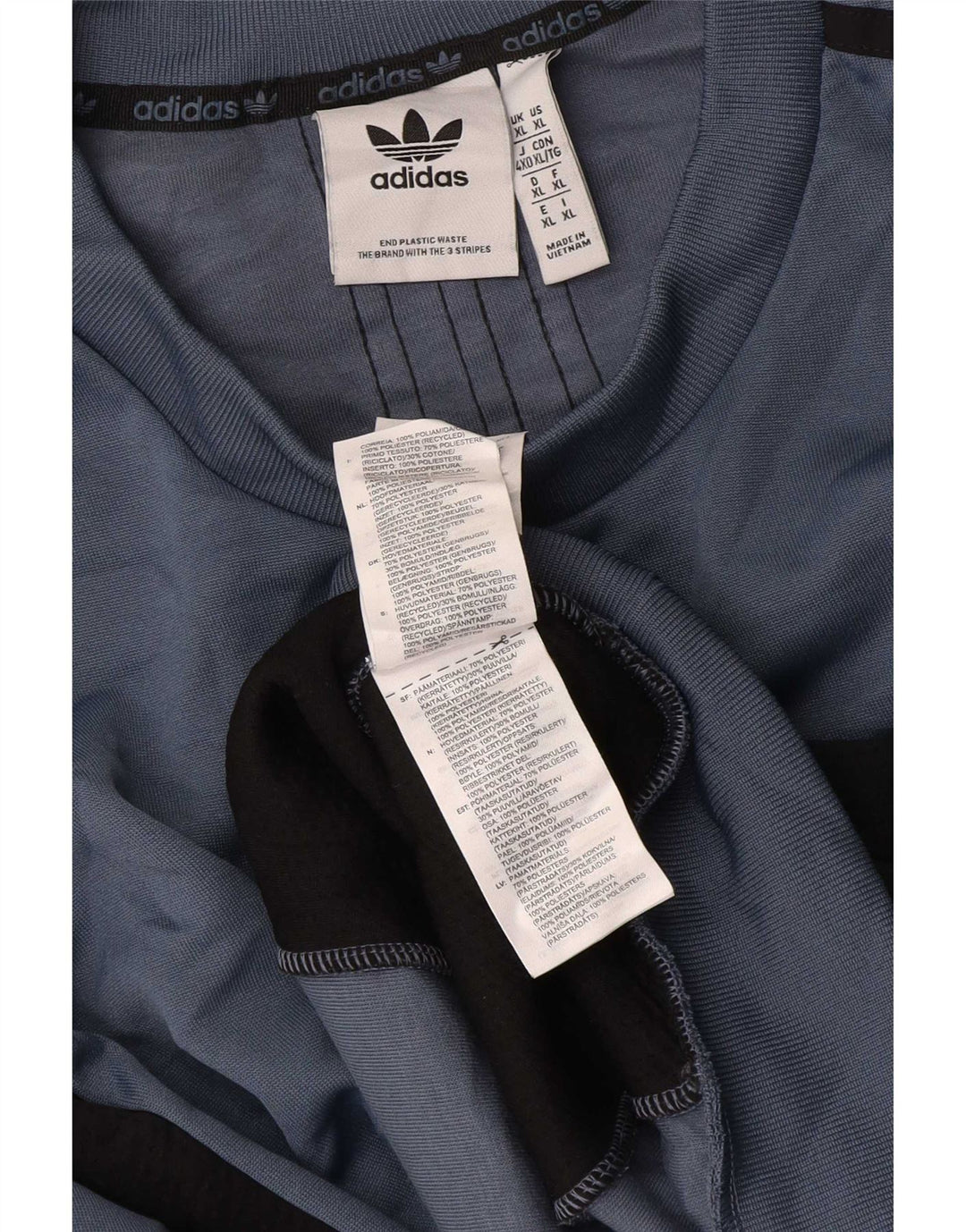 Ανδρική φούτερ Adidas Jumper XL Grey Colourblock Polyester