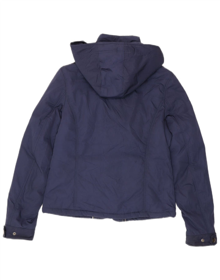 Tommy Hilfiger Γυναικείο Μπουφάν με Κουκούλα Utility UK 12 Medium Navy Blue