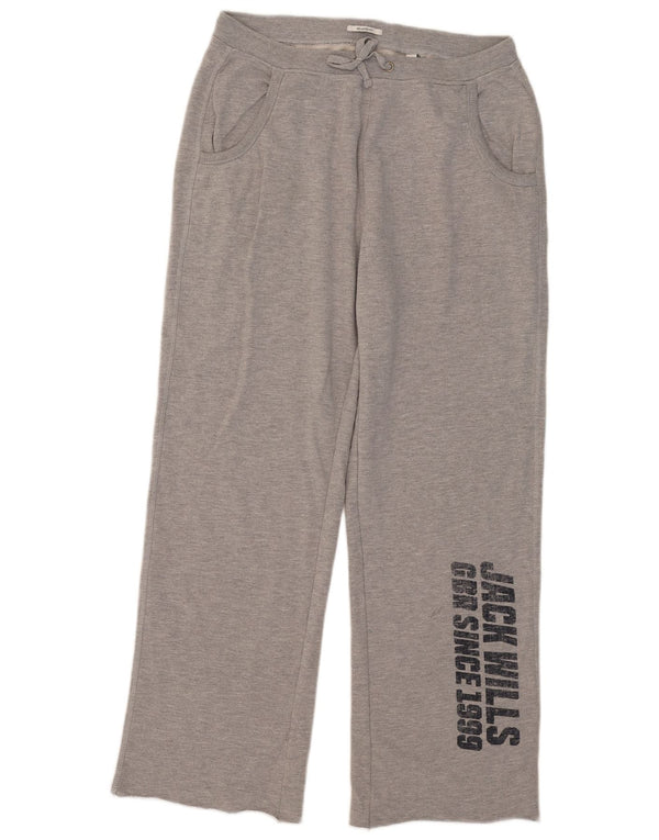 Jack Wills Γυναικεία φόρμα φόρμας με γραφικά UK 14 Medium Grey Flecked