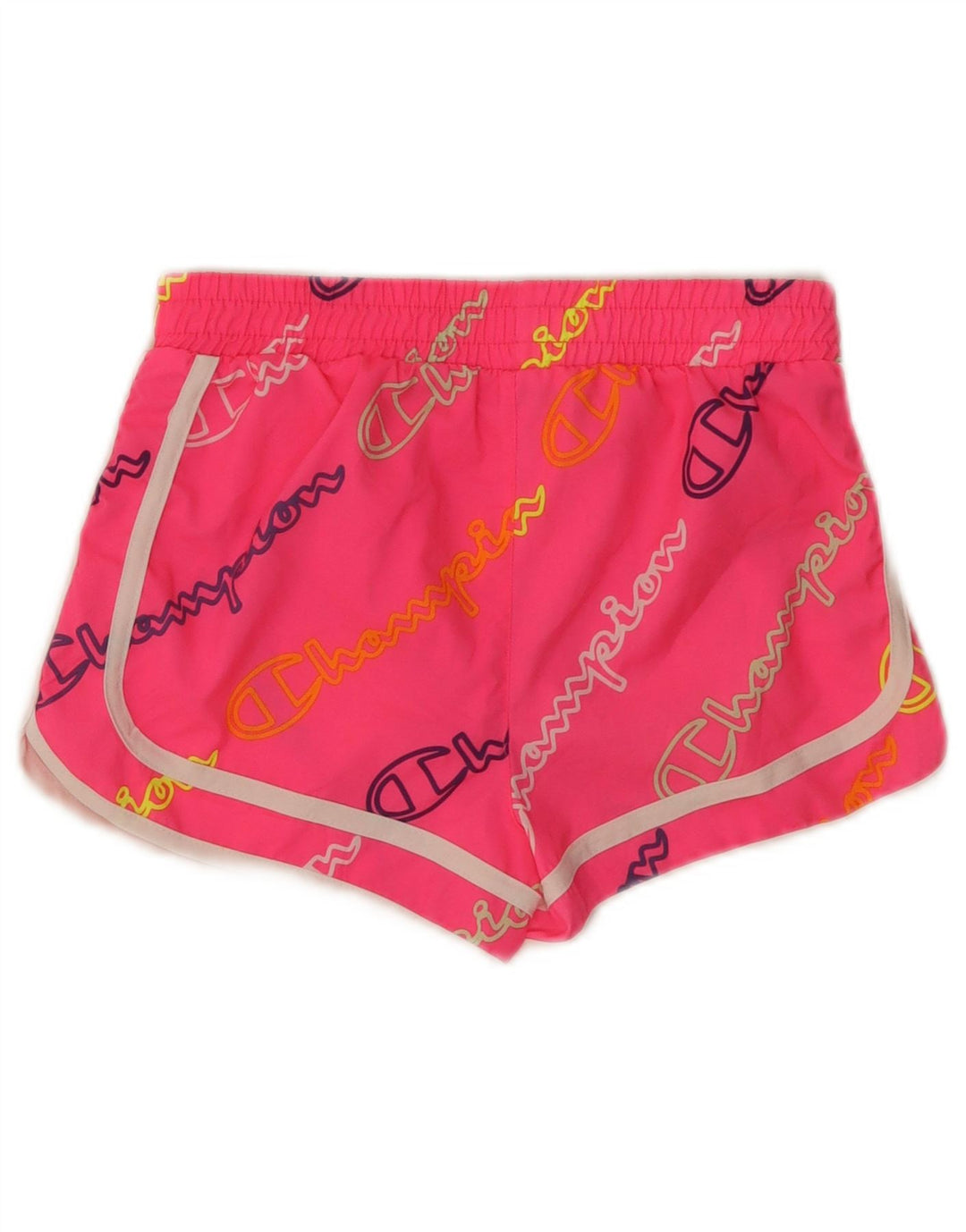 Champion Girls Graphic Sport Short 9-10 Years Medium Pink Polyester