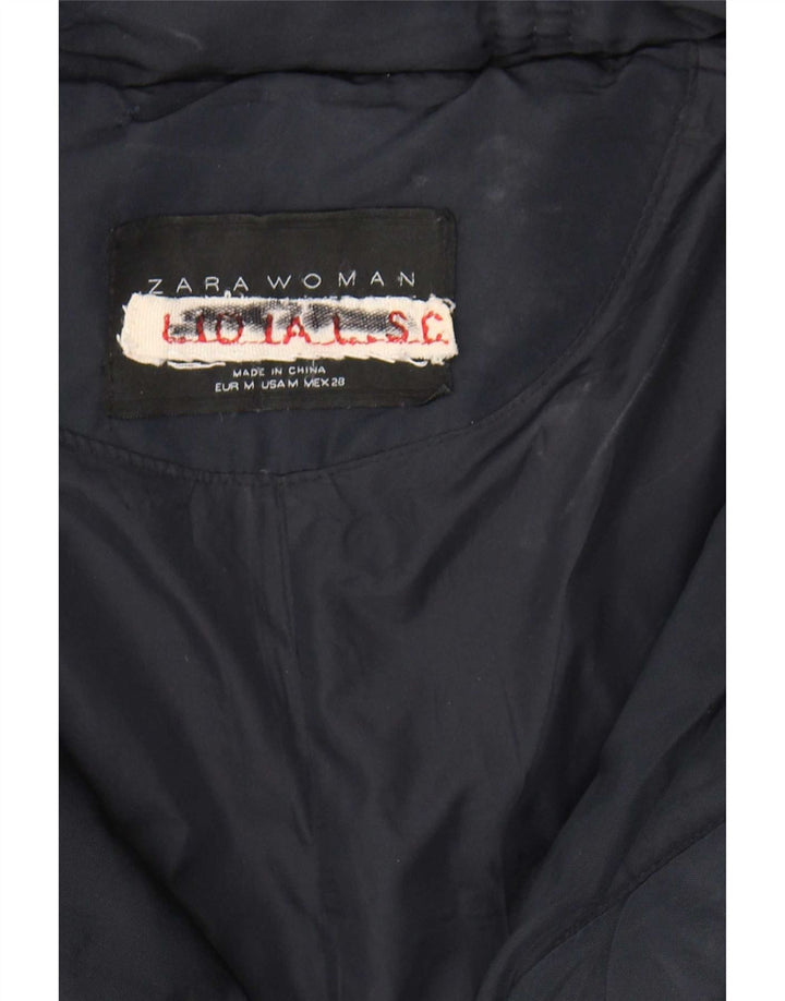 Zara Γυναικείο μπουφάν UK 12 Medium Navy Blue