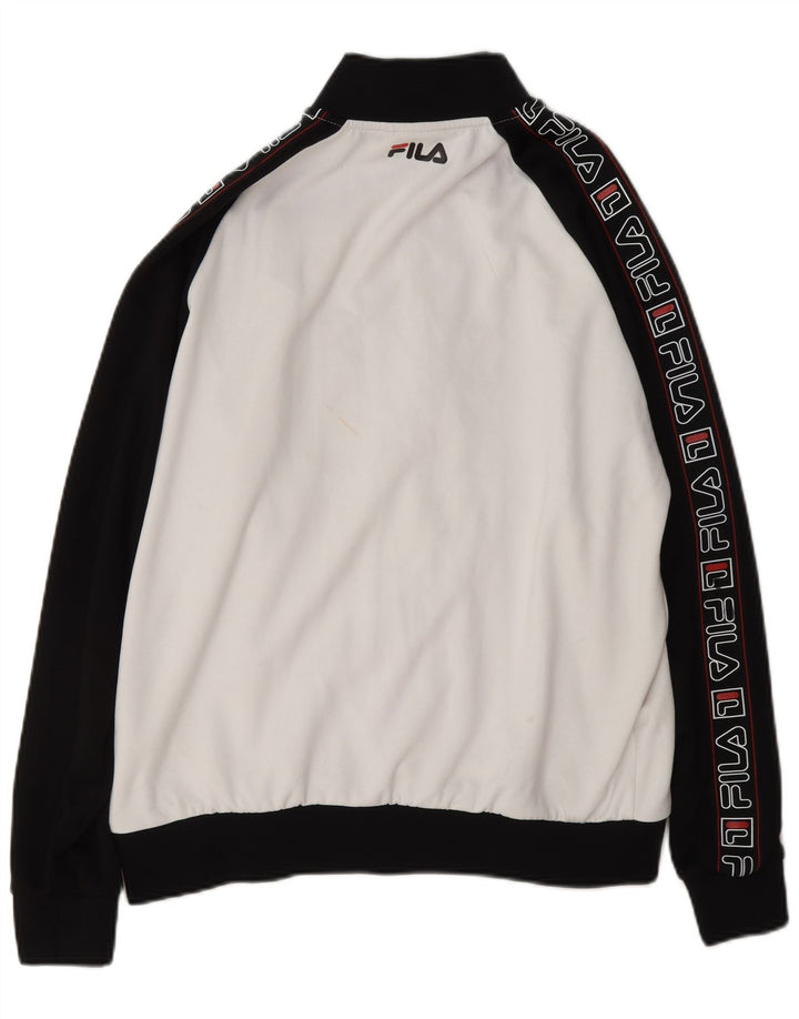 Ανδρική φόρμα γραφικής φόρμας Fila Top Jacket Small White Colourblock Polyester
