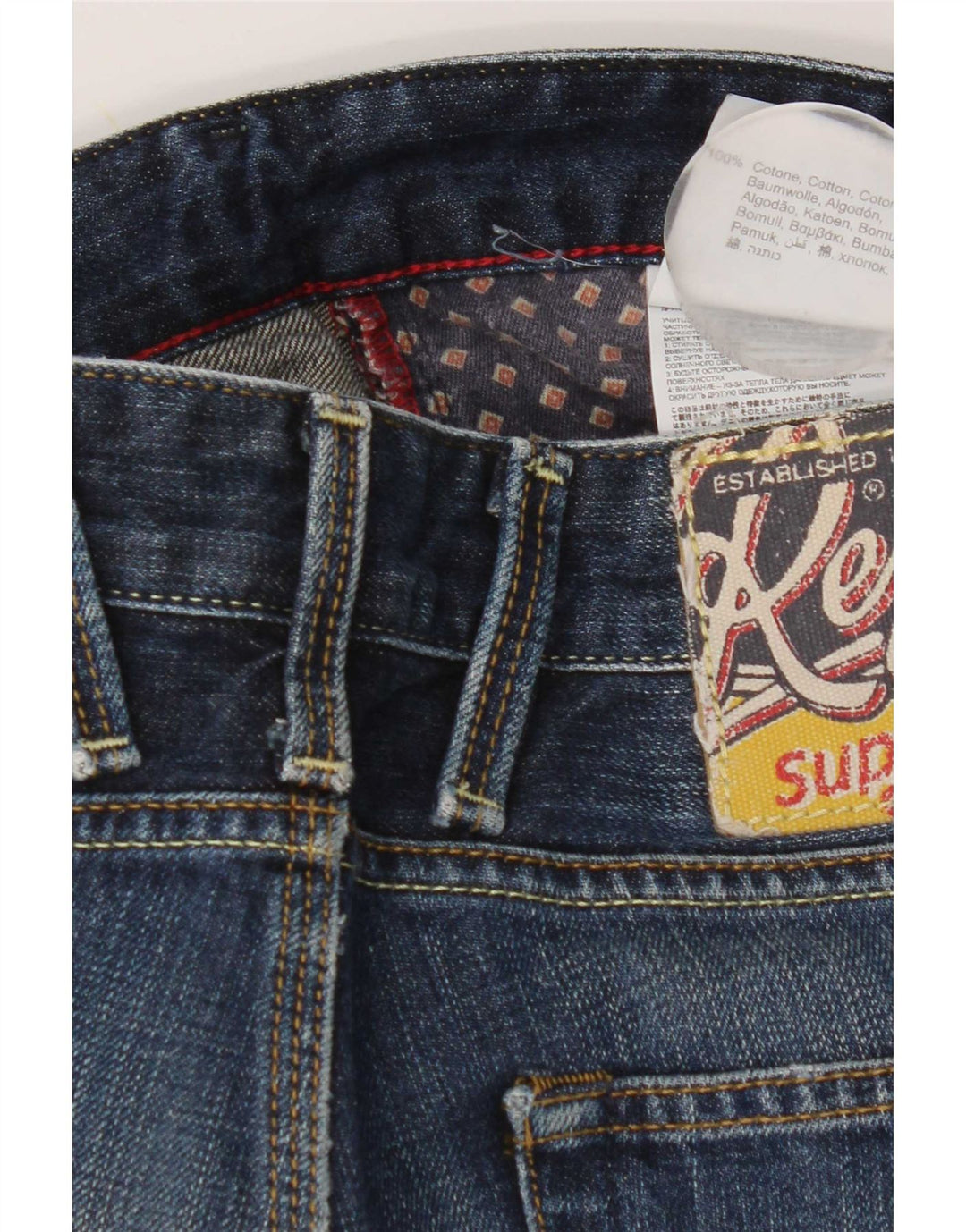 Replay Ανδρικό Jeto Slim Jeans W34 L34 Blue Cotton