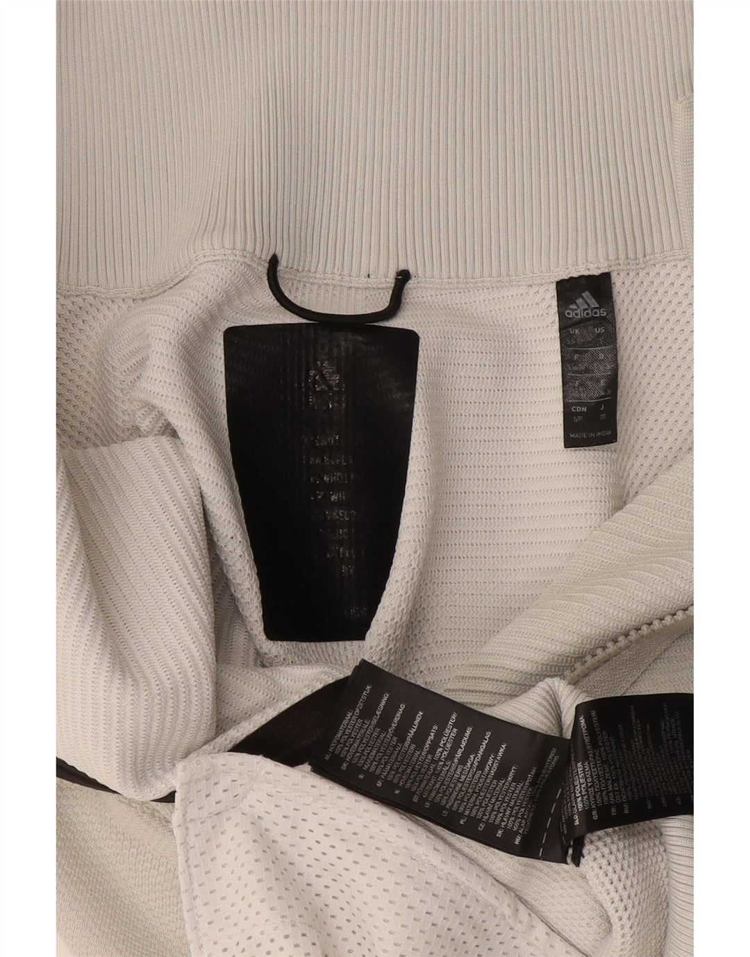 Γυναικεία αθλητική φόρμα γραφικών Adidas Top Jacket UK 8/10 Small White Polyester