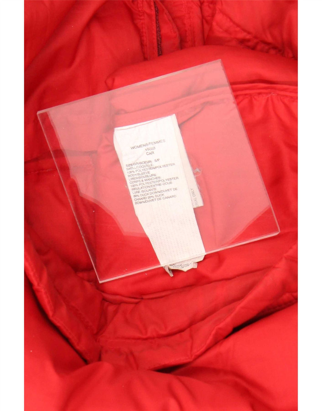 Woolrich Γυναικείο μπουφάν με επένδυση UK 10 Small Red Polyester